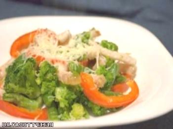 Рецепта: Зеленчукова салата с шунка