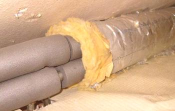 Aislamiento de tuberías de calefacción en el sótano - tipos de aislamiento térmico