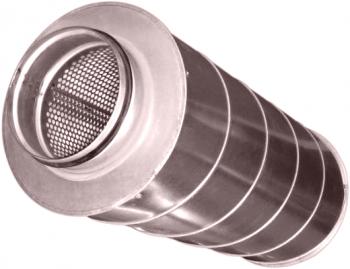 Dispositivo, tipos y reglas para el ajuste de silenciadores para ventilación.
