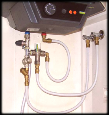 Cómo conectar el calentador de agua al suministro de agua con sus propias manos, el esquema de conexión de la caldera en el apartamento