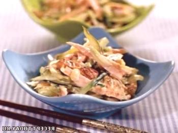 Рецепта: Пилешка салата с краставици