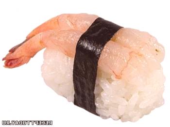 Receta: Sushi De Turrón Con Camarones