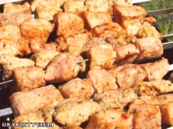 Receta: Shish Kebab De Cerdo Con Vinagre