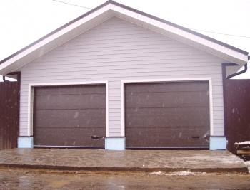 Ancho de puerta de garaje en diferentes variantes.