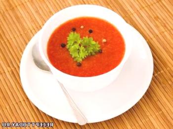 Receta: Gazpacho De Sopa De Tomate