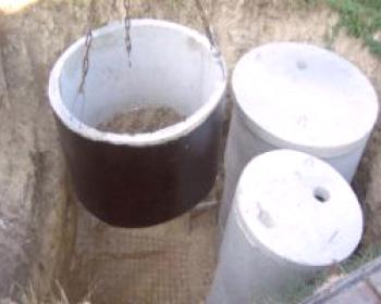Naprava in hidroizolacija vodnjaka betonskih obročev
