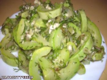 Recept: Salata z bučkami