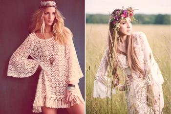 Hippie obleka - kako videti v njej moderno