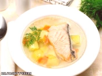 Рецепта: Супа от риба сьомга