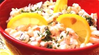 Camarones con huevos de codorniz - deliciosas recetas de fotos