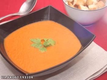 Рецепта: доматена супа Пюре от картофи